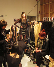 Falguni & Shane Peacock AW11 backstage Falguni & Shane Peacock AW11 backstage